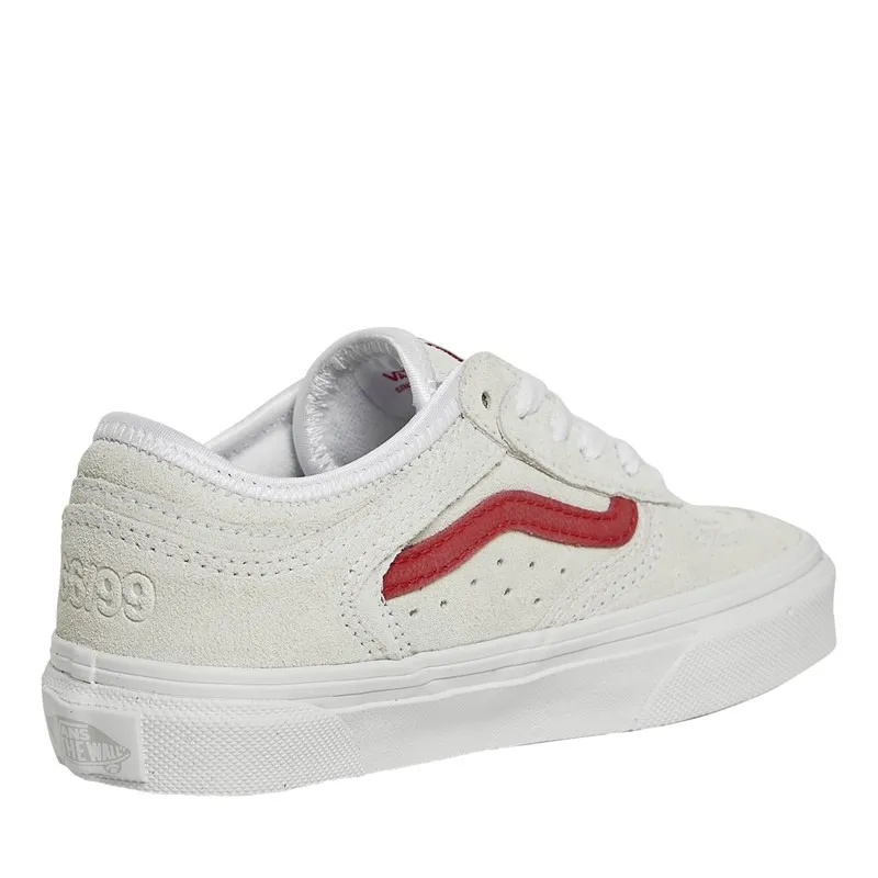 Vans Kids Rowley Classic Trainers White/Racing Red