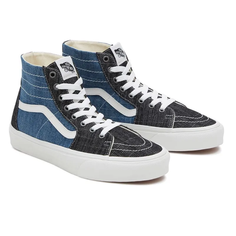 Vans Sk8-Hi Threaded Denim Tapered Trainers Black/White