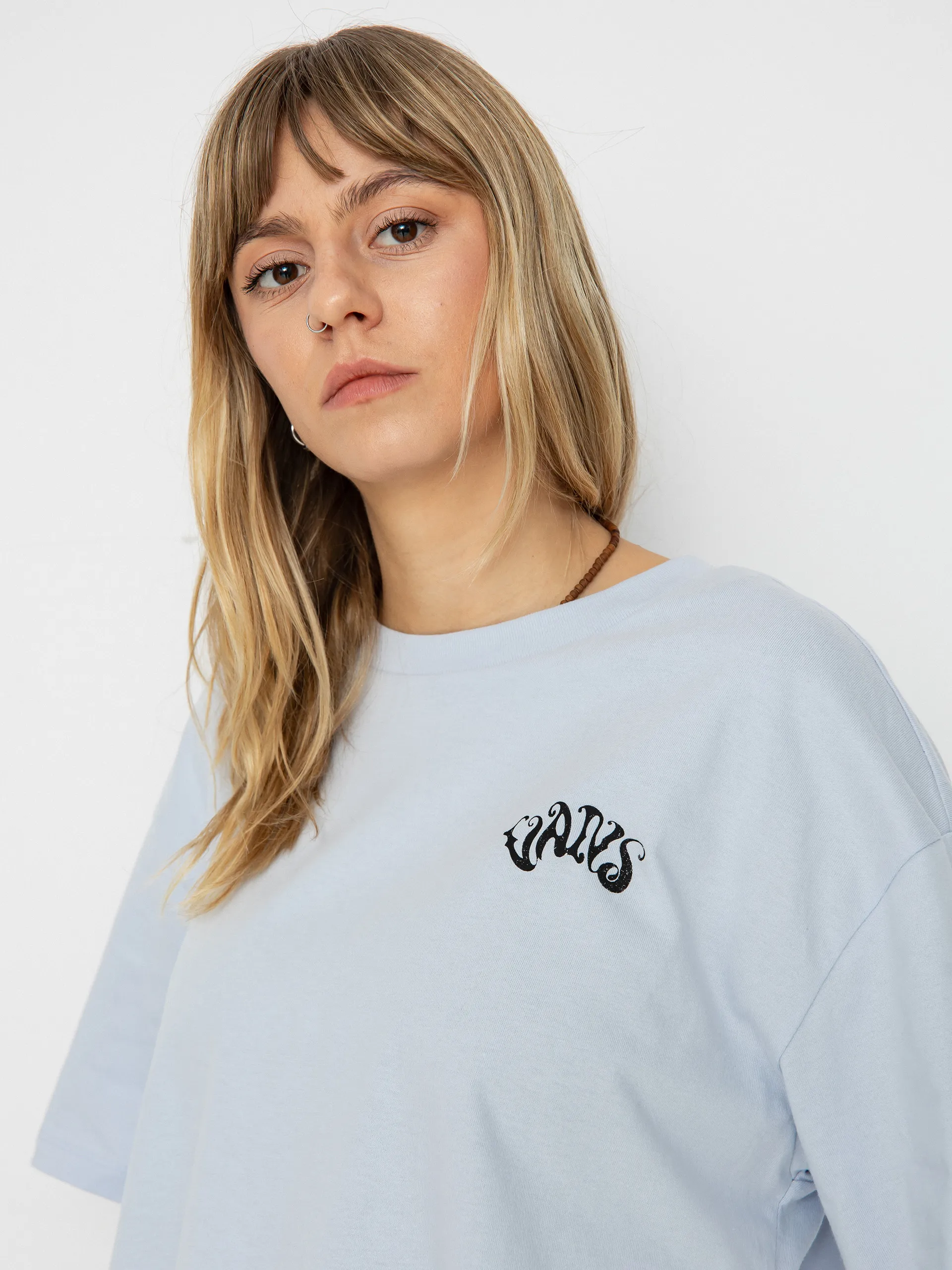 Vans T-Shirt Vexed Relax Crop Wmn (halogen blue)