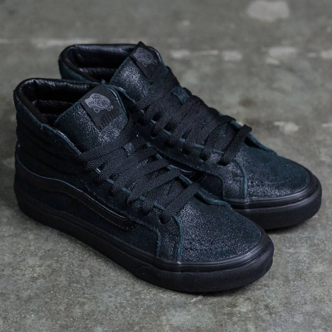 Vans Women SK8-Hi Slim - Patent Crackle (black / black)