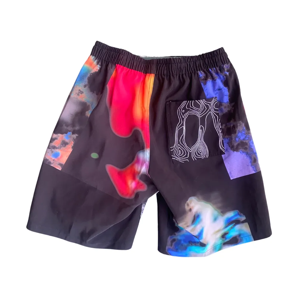 Vans x Quasi Window Elastic Waist Shorts (Black)