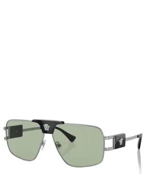 Versace Eyewear Squared Pilot Sunglasses