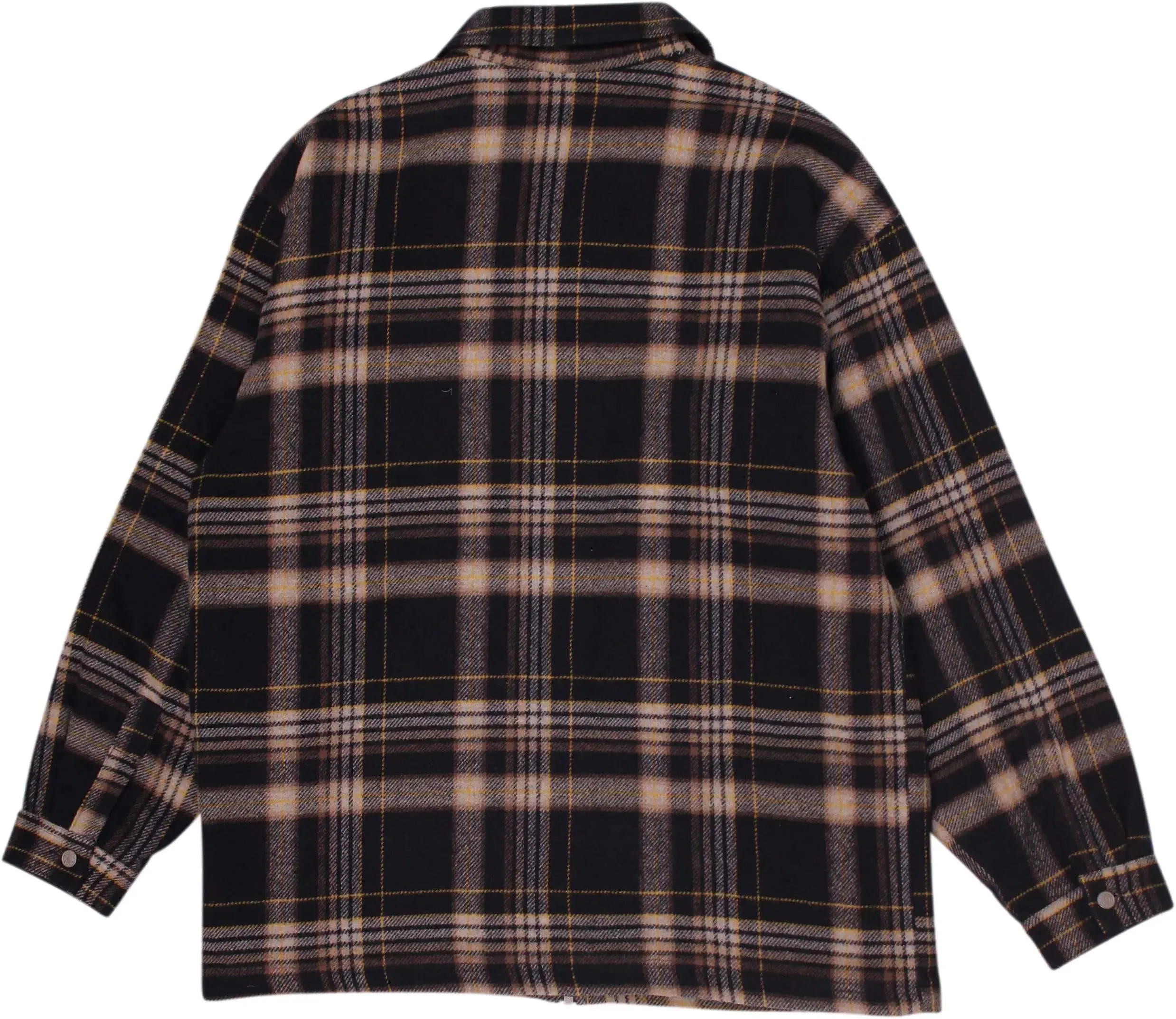 Vintage CPO Flannel Checked Zip Up Jacket | ThriftTale