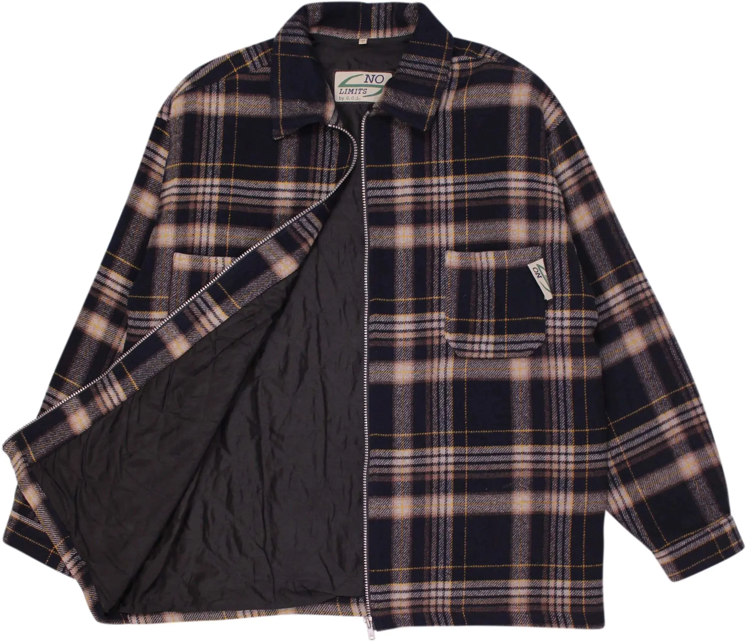 Vintage CPO Flannel Checked Zip Up Jacket | ThriftTale