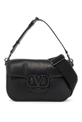 vlogo signature shoulder bag in nappa leather 5Y2B0C80ZIQ NERO