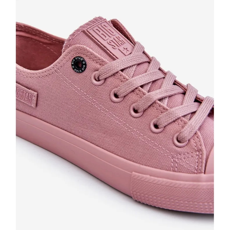 Women's Classic Low Sneakers Big Star LL274027 Pink