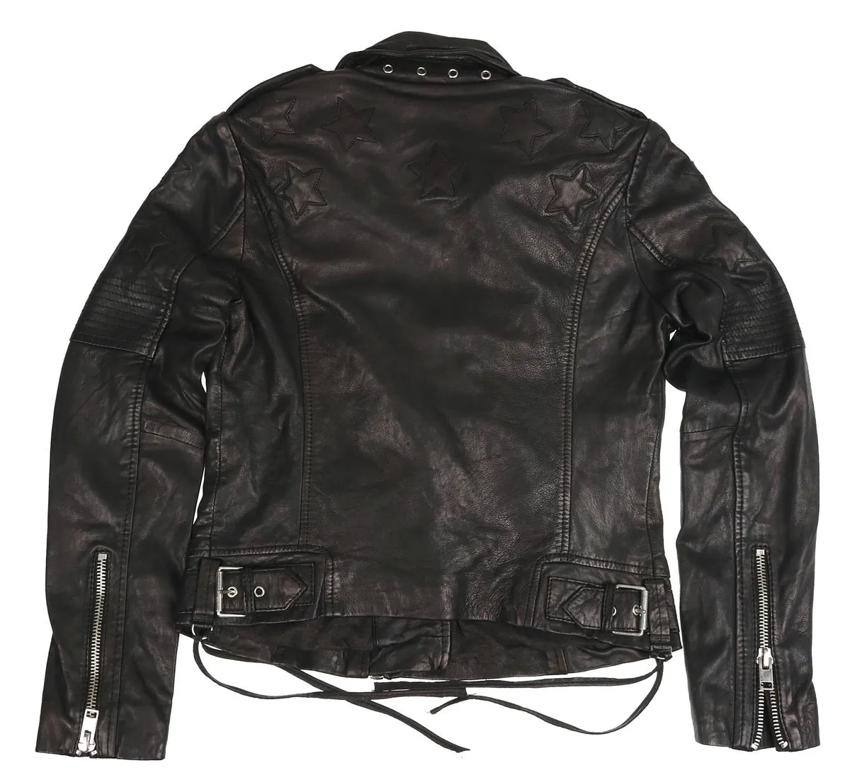 Women's (biker) jacket G2GWona W20 SF LAMEV - GLOSSY - BLACK - M0012965  -  Metal-shop