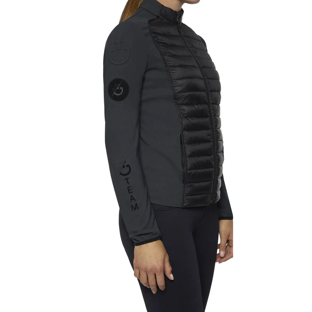 WOMEN'S LIGHT JACKET WITH MULTILOGUE ZIP CT