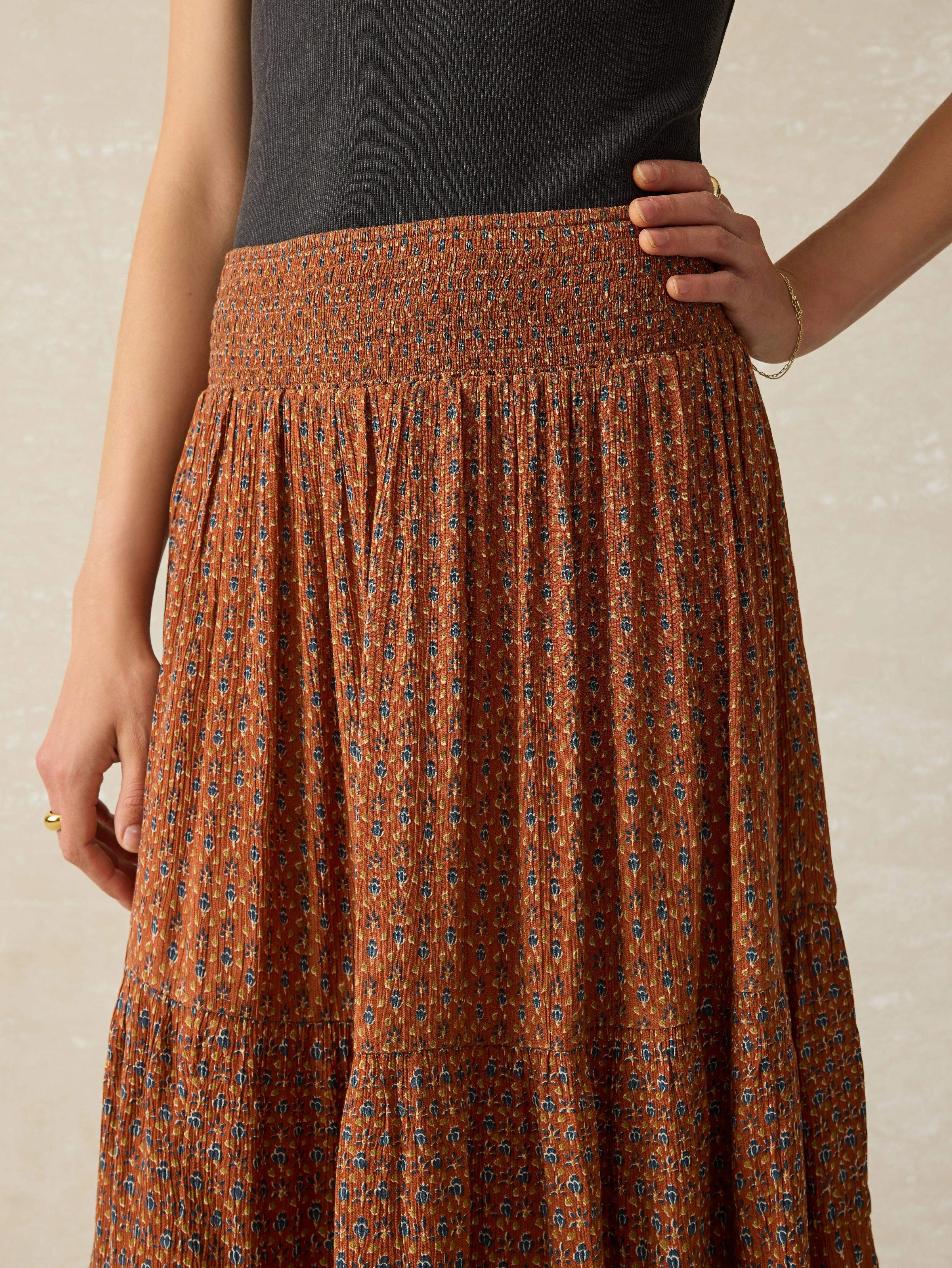 Woodstock Skirt - Chestnut Blossom