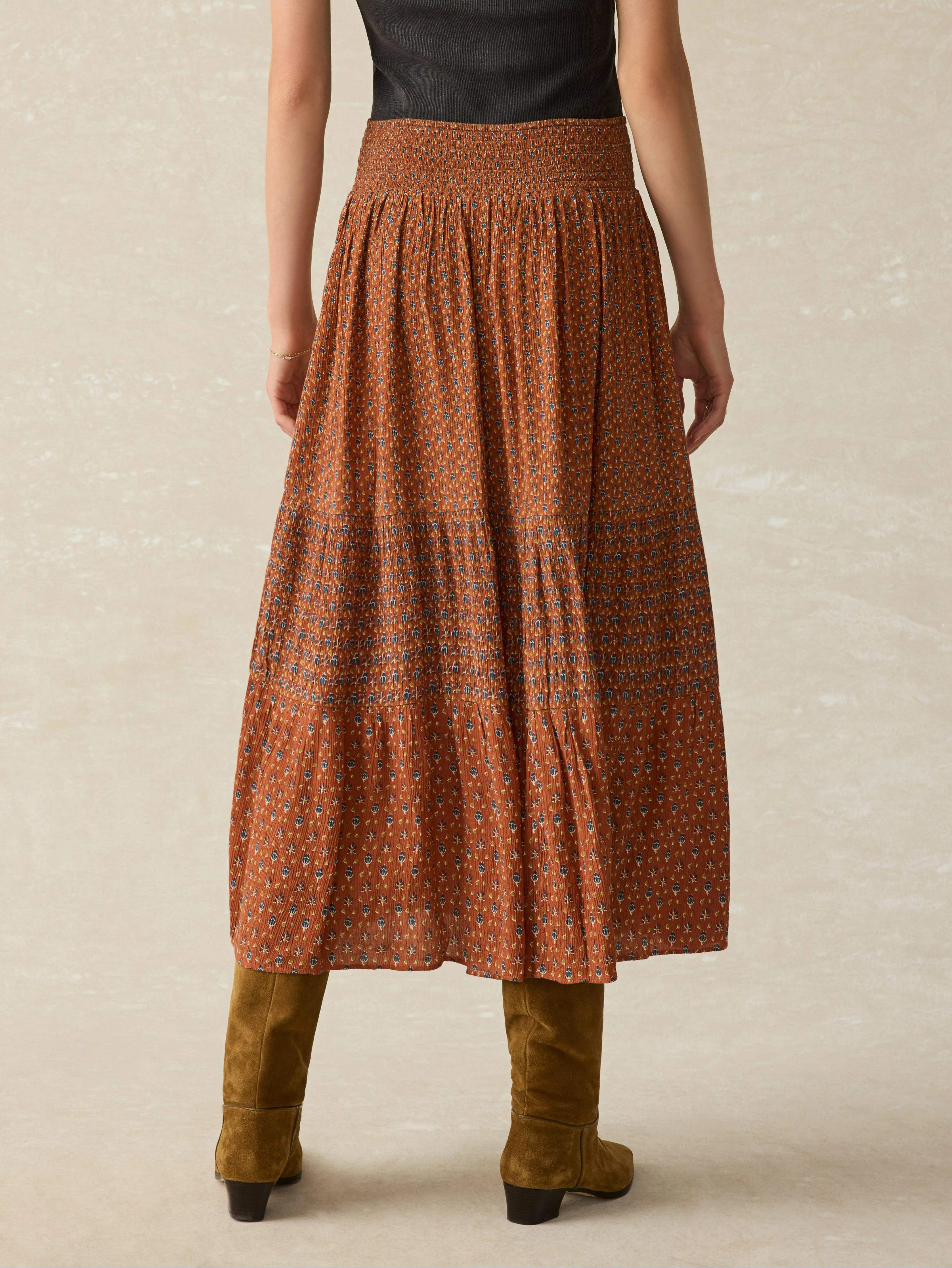 Woodstock Skirt - Chestnut Blossom