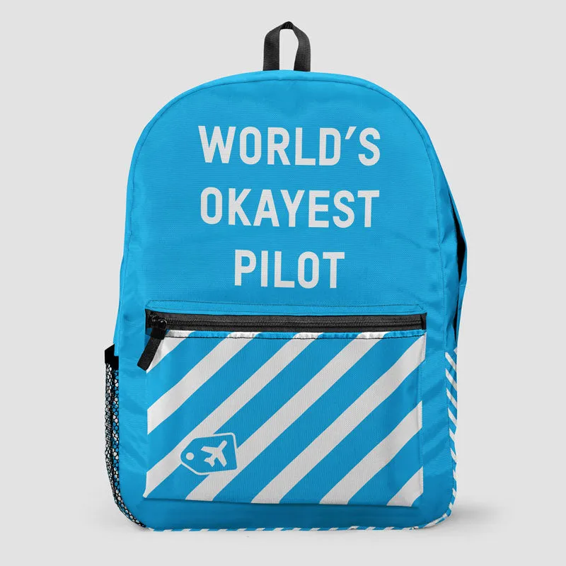 World's Okayest Pilot - Backpack