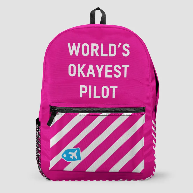 World's Okayest Pilot - Backpack