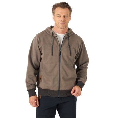 Wrangler Men's Riggs Workwear Work Hoodie in Granite Grey