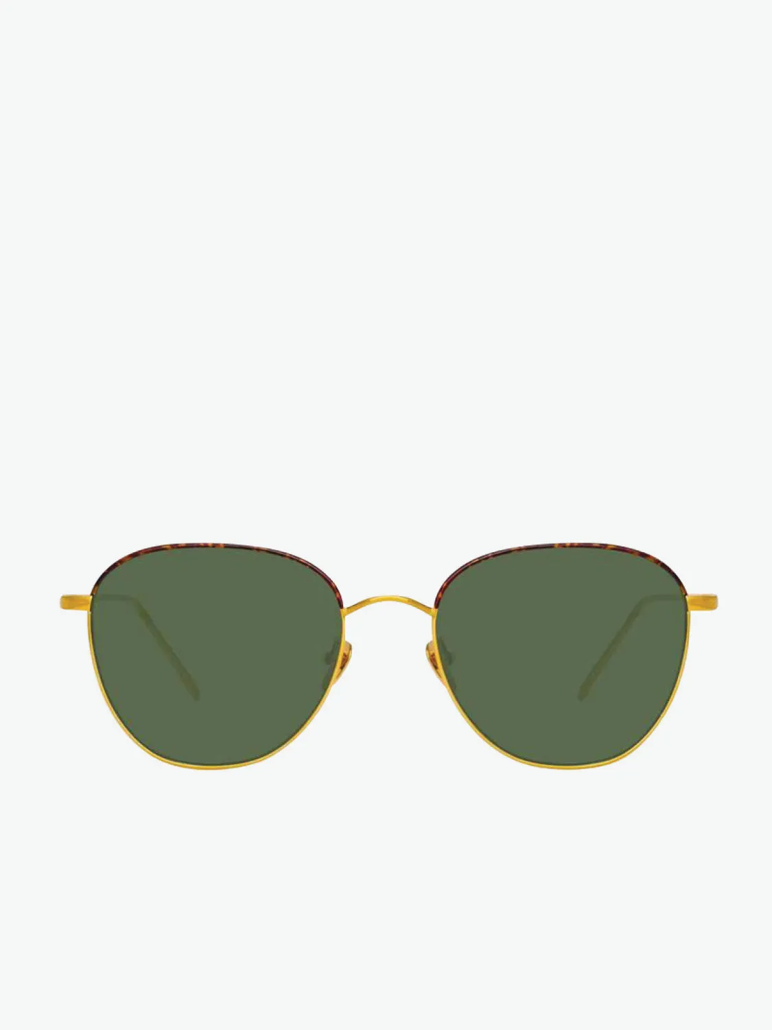 Yellow Gold Square Sunglasses