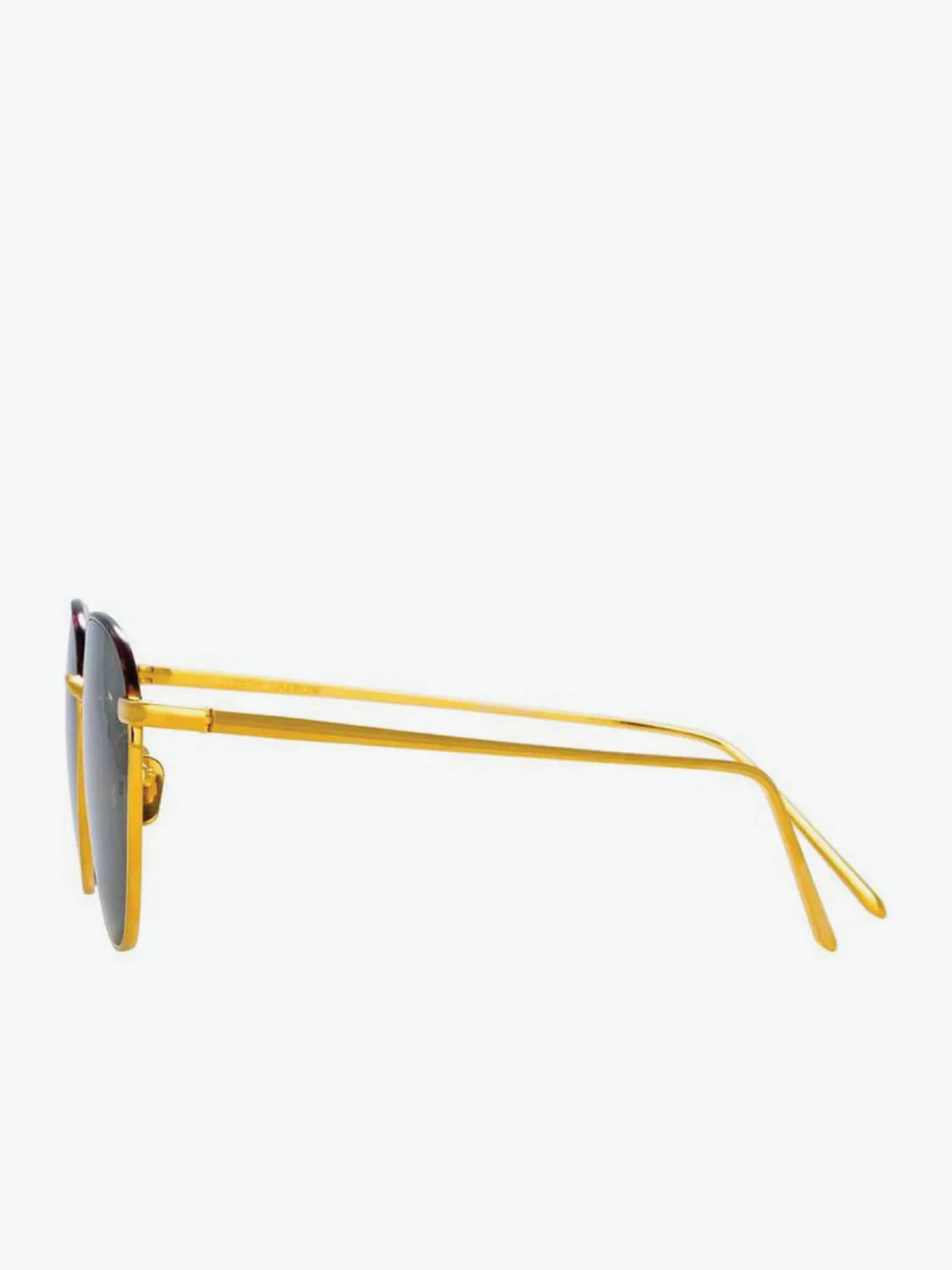 Yellow Gold Square Sunglasses