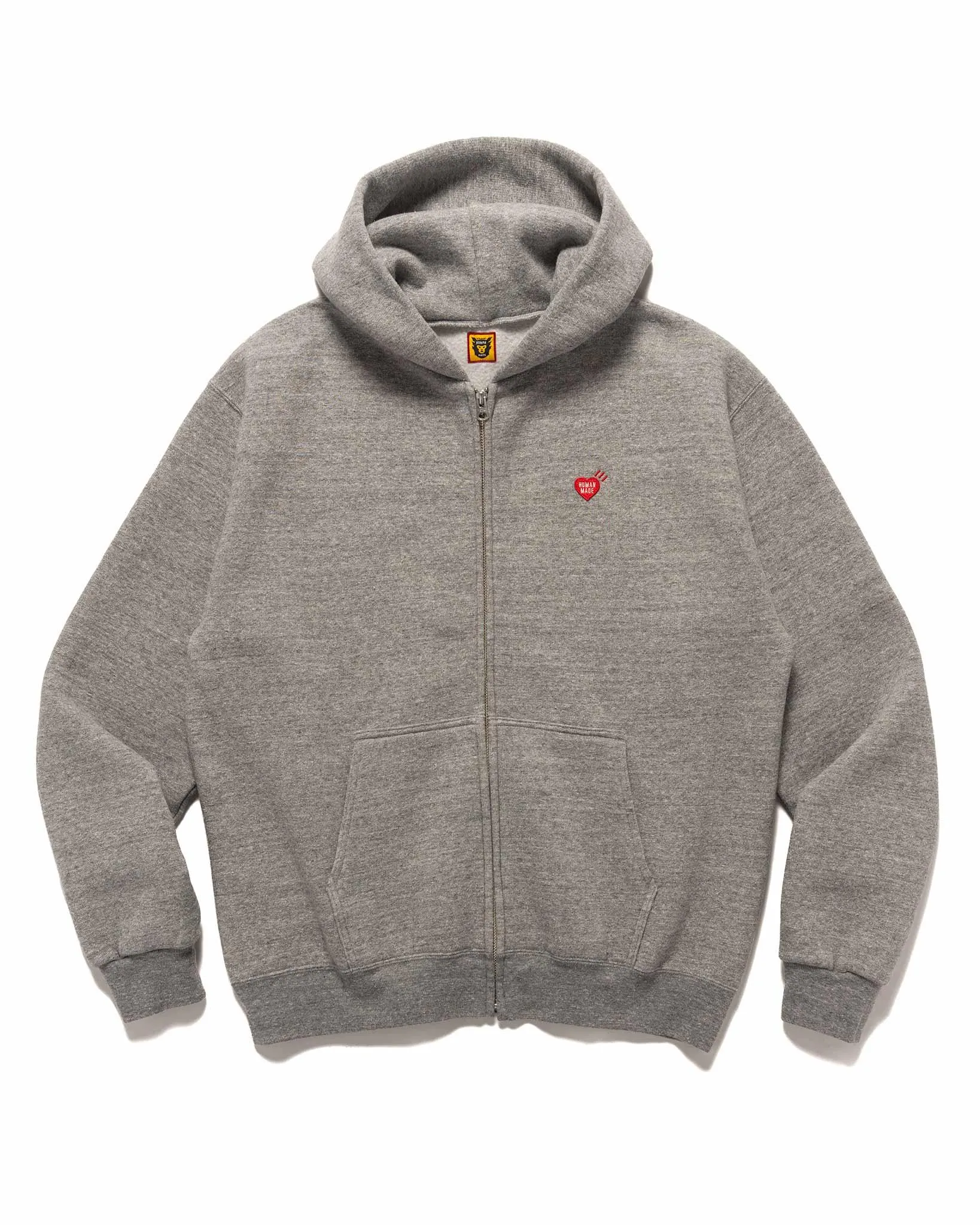 Zip-Up Hoodie Gray